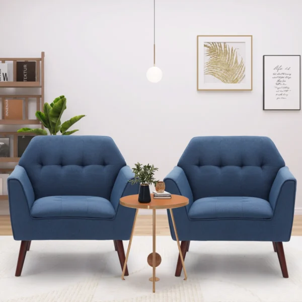 Kristiona Mid-Century Modern Upholstered Armchair