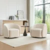 LUNA Barrel Chair Modern Accent Swivel Chair