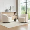 LUNA Barrel Chair Modern Accent Swivel Chair