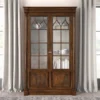 Leesburg Manor Luxury Traditional Hardwood Lighted Display Cabinet