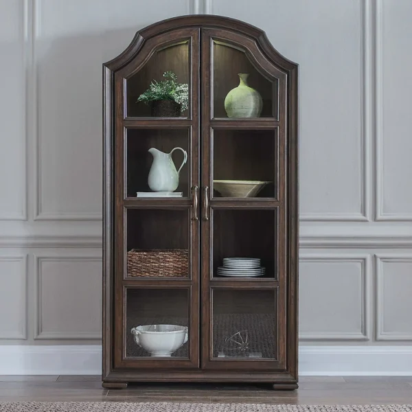Provence Vintage Oak Modern Display Cabinet