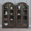 Provence Vintage Oak Modern Display Cabinet