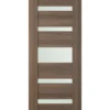 Linear Walnut Modern Interior Single Door