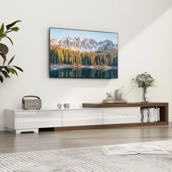 Loft Expansive Two-Tone Floating TV Console