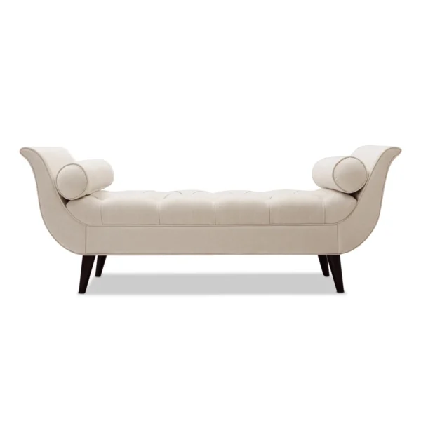 Lucien Luxury Velvet Entryway Settee Bench