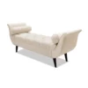 Lucien Luxury Velvet Entryway Settee Bench