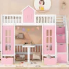 Luna Modern Space-Saving Low-Profile Bunk Bed