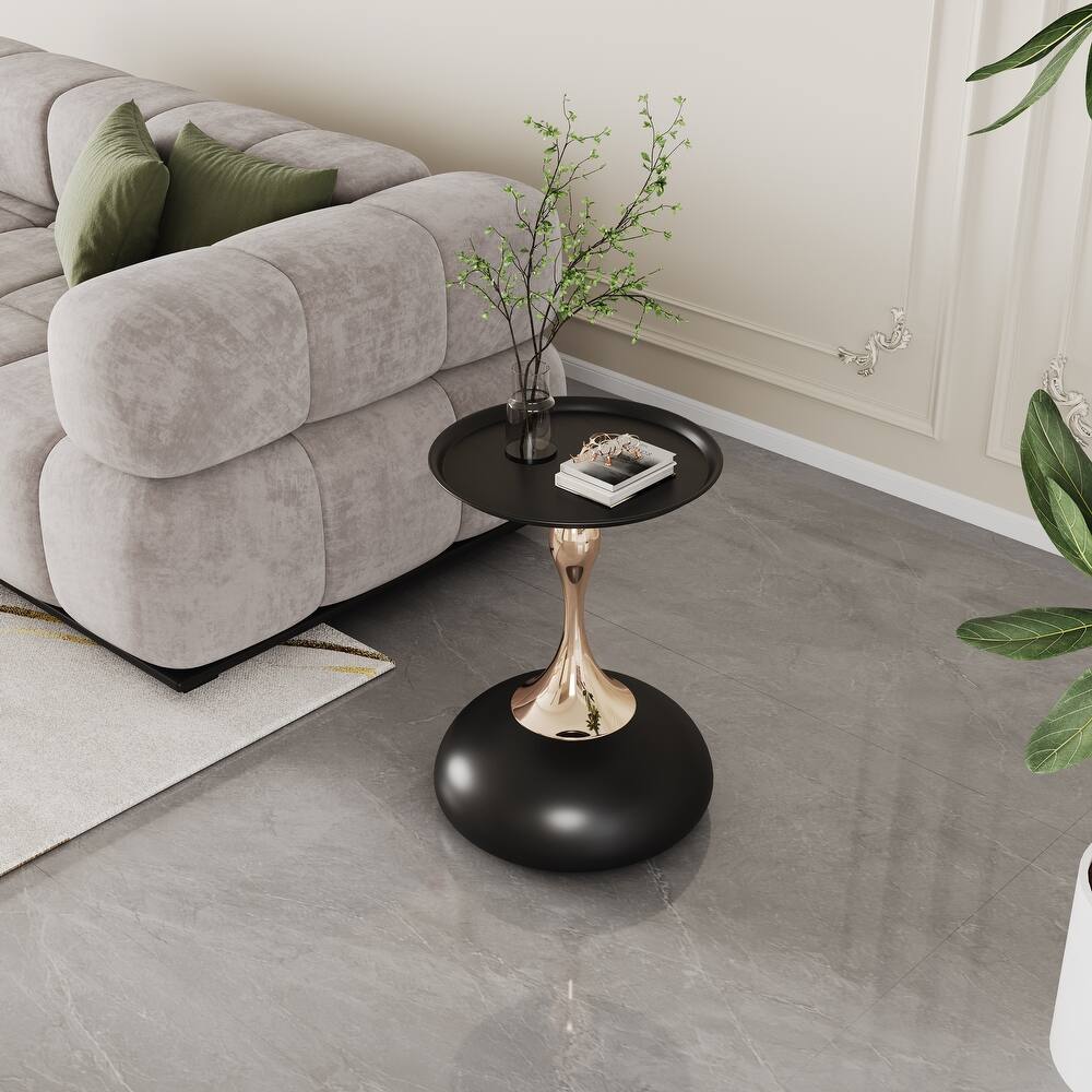 Lux Silhouette Round Space Saving Side Table