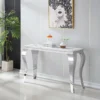Luxury Marble Entryway Console Table