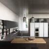Kappa Anthracite Modern Luxury Handleless Modular Kitchen
