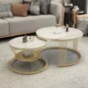 Marbella Coffee Table & Nesting Glass Center Table