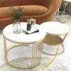 Marbella Coffee Table & Nesting Glass Center Table
