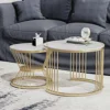 Marbella Coffee Table & Nesting Glass Center Table
