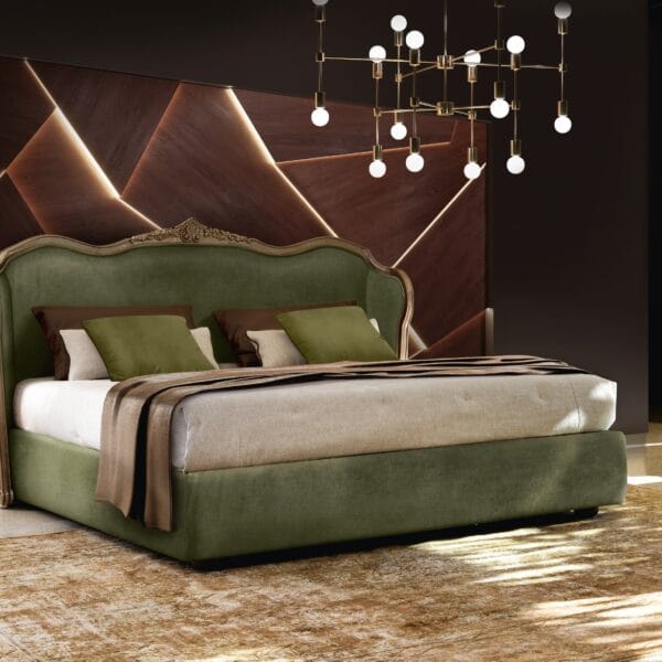 Melodia Opulent Italian Gold Accent King Bedroom Set