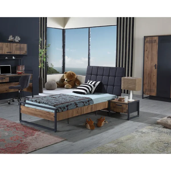 Metalix Industrial Platform Kids Bedroom Set
