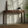 Minimalist Solid Wood Entryway Console Table