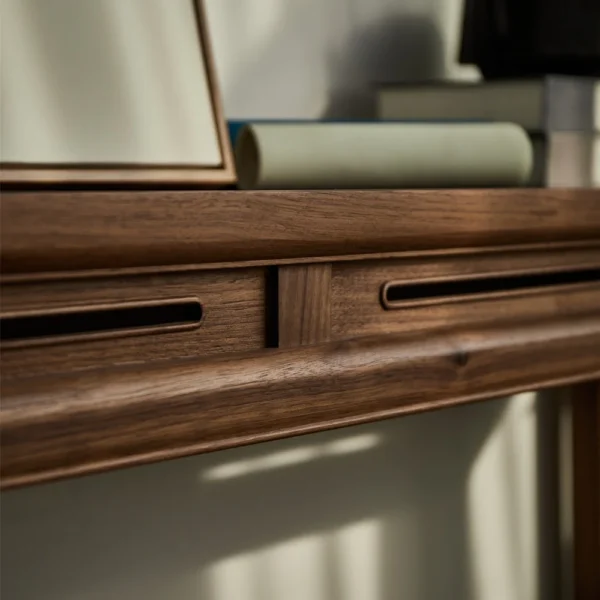Minimalist Solid Wood Entryway Console Table