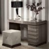 Monaco Elite Padded Geometric Grey King Bed