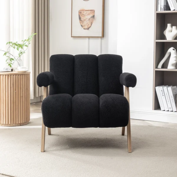 Nordic Zenith Bouclé Upholstered Accent Lounge Chair