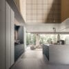 Kappa Zen Ivory & Charcoal Minimalist High-End Modular Kitchen