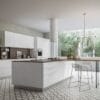 Plana Zenith Minimalist White Modular Kitchen