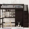 Playhouse Inspire All-in-One Storage Full Loft Bed