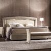 Portofino Elegant Wingback Beige King Bed