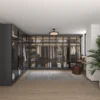 Rajeeni Luxe Corner Walk-in Closet System