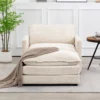 Redenius Oversized Comfy Corduroy Armchair