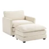 Redenius Oversized Comfy Corduroy Armchair