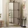 Reflective Elegance Mirrored Shoe Storage Cabinet