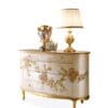 Regal Canopy Opulent Gold Tufted King Bedroom Set
