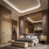 Rialto Grand Padded Dark Grey King Bed
