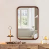 Royal Filigree Bronze Arched Wall Mirror