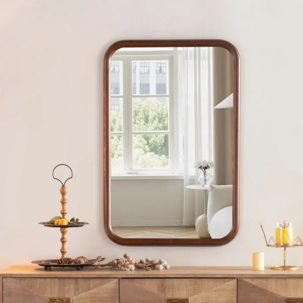 Royal Filigree Bronze Arched Wall Mirror