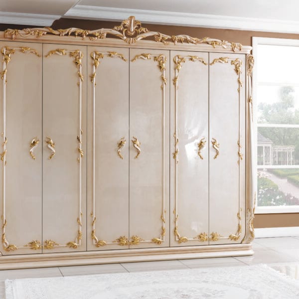 Royal Ivory Golden Wardrobe