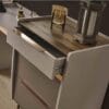 Russo Contemporary Padded Wood Grain King Bed