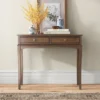 Rustic Solid Wood Storage Console Table