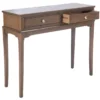 Rustic Solid Wood Storage Console Table
