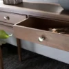 Rustic Solid Wood Storage Console Table