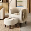 Serenity Bloom Upholstered Barrel Chair