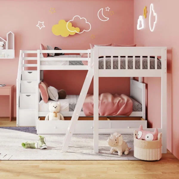 Serenity Castle Space-Saving Playhouse Bunk Bed