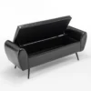 Shaneta Vegan Leather Storage Ottoman