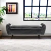 Shaneta Vegan Leather Storage Ottoman