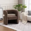Sinel Sculptural Modern Upholstered Accent Chair