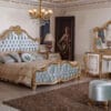 Solara Prestige Channel White High-Gloss King Bed