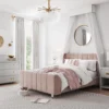 Valentina Dream Velvet Luxury Upholstered Kids Bed Set