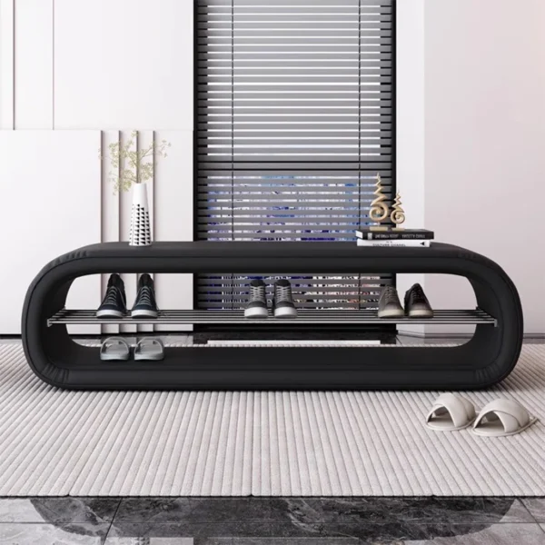 Vanguard Minimalist Entryway Storage Bench
