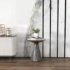Venezia White Modern Marble End Table