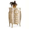 Versilia Grand Opulent White Gold King Bedroom Set